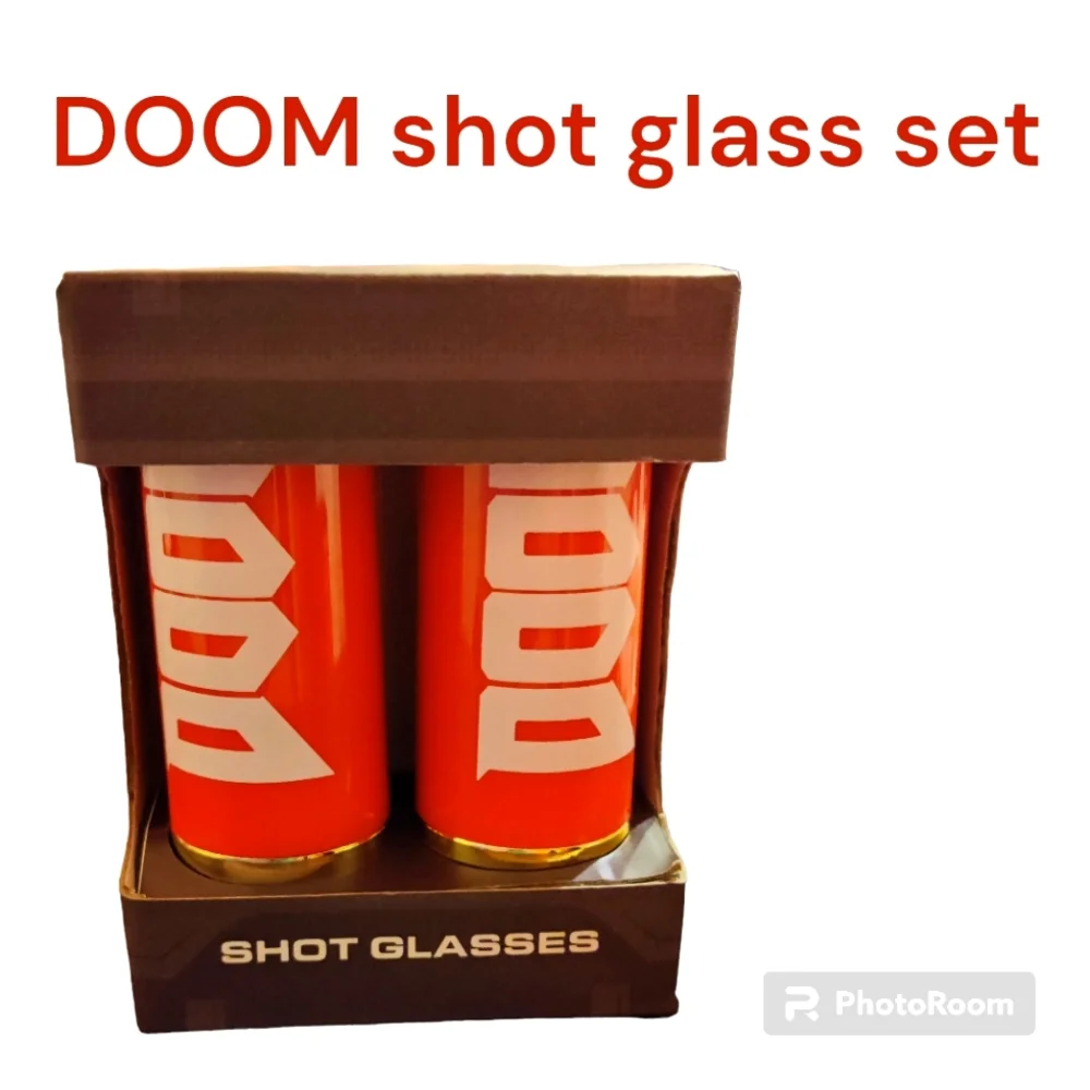 DOOM shot glass set NIB